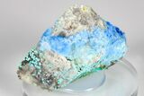 Vibrant Blue, Cyanotrichite Crystal Aggregates - China #183991-2